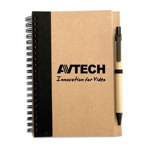 SONORA PLUS Eco-Friendly Recycled Notebook with Pen Set