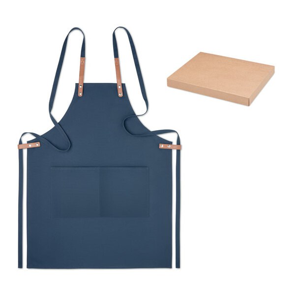NAGPUR COLOUR Premium Organic Cotton Adjustable Kitchen Apron - GiftRetail MO6261