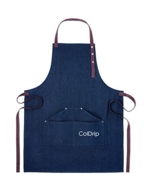 DENIPUR Premium Adjustable Denim Kitchen Apron with Pockets