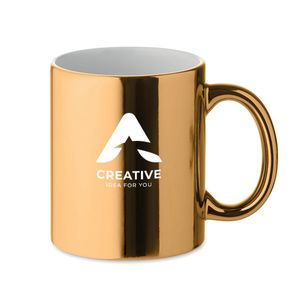 HOLLY Elegant Metallic Finish Ceramic Mug 300 ml