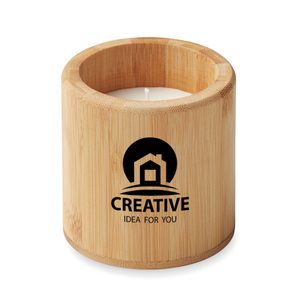 GIZA Vanilla Scented Bamboo Wax Candle 160g