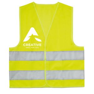 MINI VISIBLE High Visibility Safety Vest for Children with Reflective Bands