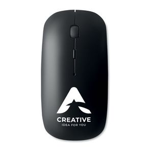 CURVY Ergonomic Shiny Wireless Optical Mouse