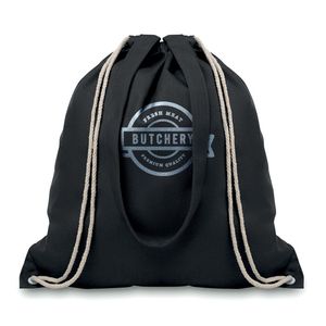 MOIRA Eco-Friendly 220g Canvas Tote with Drawstring Closure