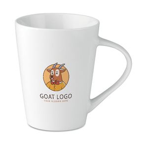 ROME Elegant 250ml Conic Porcelain Mug for Everyday Use