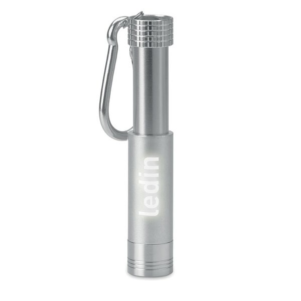 POP LIGHT Illuminated Logo LED Key Ring with Batteries - GiftRetail MO9381