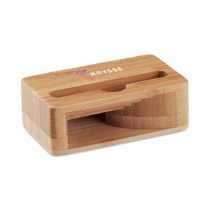 CARACOL Eco-Friendly Bamboo Smartphone Stand and Amplifier