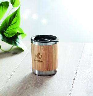 LOKKA Eco-Friendly Bamboo Stainless Steel Tumbler 250ml