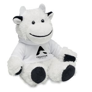 MANNY Adorable Cow Plush with Hooded Sweater