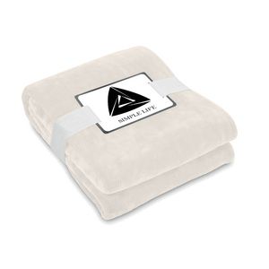 LOGAN RPET Eco-Friendly RPET Flannel Fleece Blanket 280gsm - GiftRetail MO6804