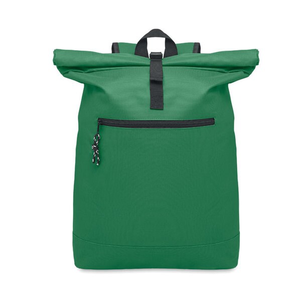 IREA Durable 600D Polyester Rolltop Laptop Backpack - GiftRetail MO2170