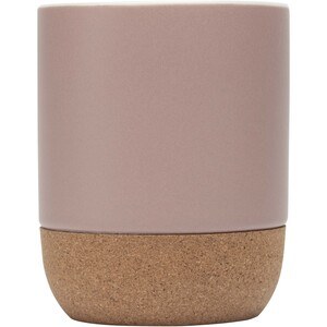 Billie 300 ml ceramic mug with cork details and matt finish - EgotierPro 100847