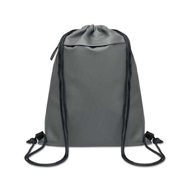 BANGKOK BAG Drawstring bag in 600D RPET - GiftRetail MO2639