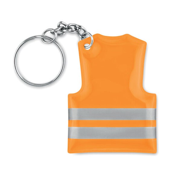 VISIBLE RING High-Visibility Reflective Vest Keychain Accessory - GiftRetail MO9199