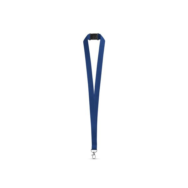 Polyester lanyard with safety clasp - Egotier 95125