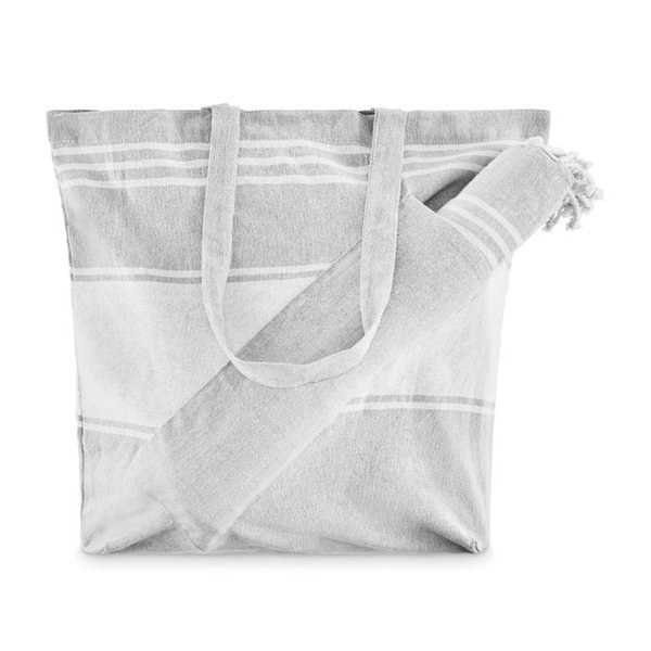 HUMMUM Beach bag with hammam towel - GiftRetail MO2954