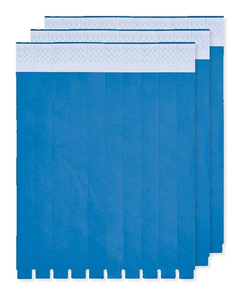 Pack of 3 GiftRetail MO8942 - Durable Tyvek Event Wristbands - Pack of 10