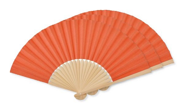 Pack of 3 GiftRetail MO6828 - FANNY PAPER Elegant Bamboo and Paper Handheld Fan
