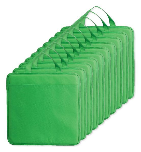 Pack of 100 GiftRetail MO8272 - ENJOW Comfortable Nonwoven Stadium Cushion with Pocket
