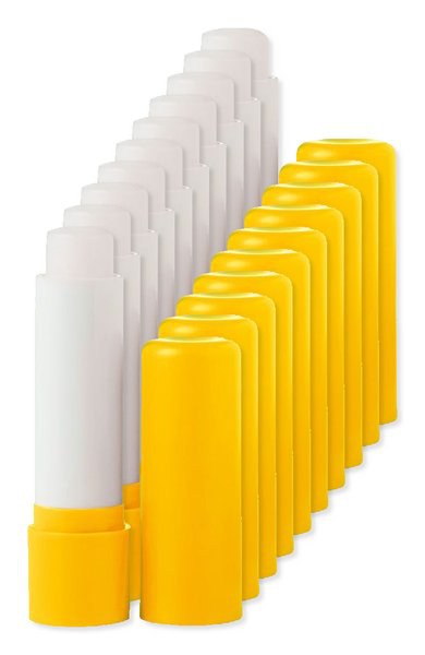 Pack of 10 GiftRetail IT2698 - GLOSS Natural Assorted Colors SPF10 Lip Balm