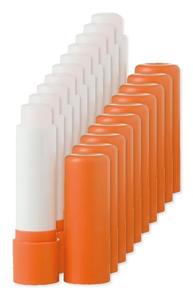Pack of 100 GiftRetail IT2698 - GLOSS Natural Assorted Colors SPF10 Lip Balm