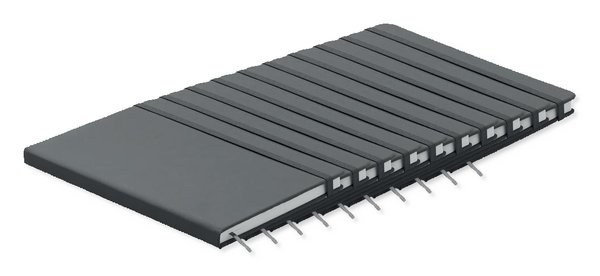 Pack of 10 GiftRetail MO1804 - ARCONOT Premium A5 Notebook with Elastic Closure