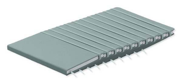 Pack of 10 GiftRetail AR1804 - ARCONOT A5 Hardcover Notebook with Elastic Strap