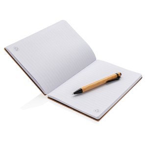 XD Collection P772.15 - A5 Bamboo notebook & pen set