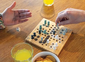 XD Collection P940.27 - Claire wooden Ludo game