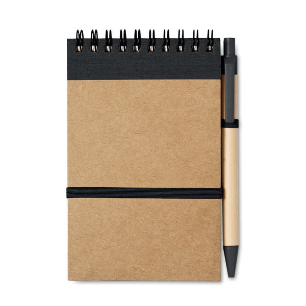SONORA Eco-Friendly SONORA A6 Notepad with Pen Set - GiftRetail IT3789