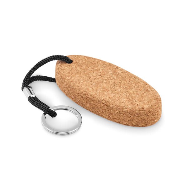 BOAT Eco-Friendly Floating Cork Key Ring with Rope - GiftRetail MO6161