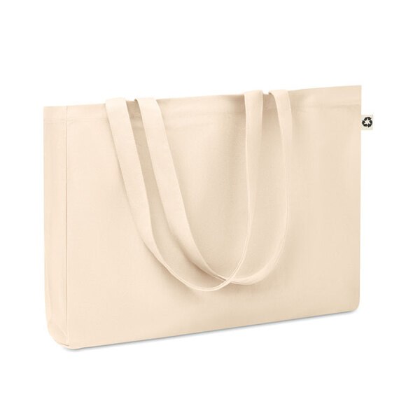 RESPECT Eco-Friendly Recycled Canvas Tote Bag with Gusset - GiftRetail MO6379