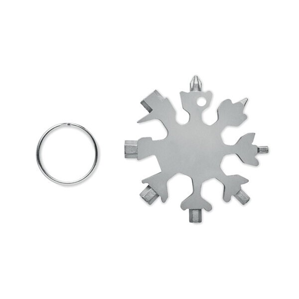 FLOQUET 17-in-1 Stainless Steel Snowflake Multi-Tool - GiftRetail MO6568