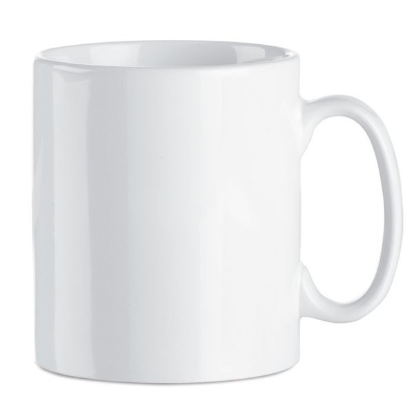SUBLIM Premium 300ml Ceramic Mug for Sublimation Printing - GiftRetail MO8040