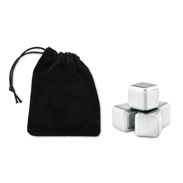 ICY Premium Reusable Stainless Steel Ice Cubes Set - GiftRetail MO9502