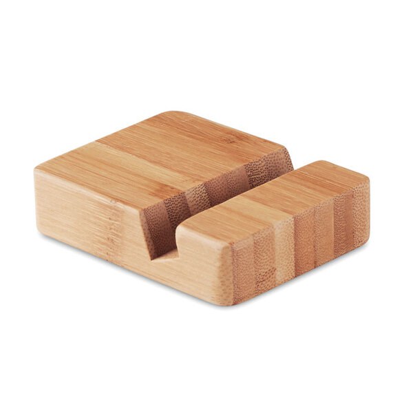 APOYA Eco-Friendly Bamboo Smartphone Stand Holder - GiftRetail MO9693