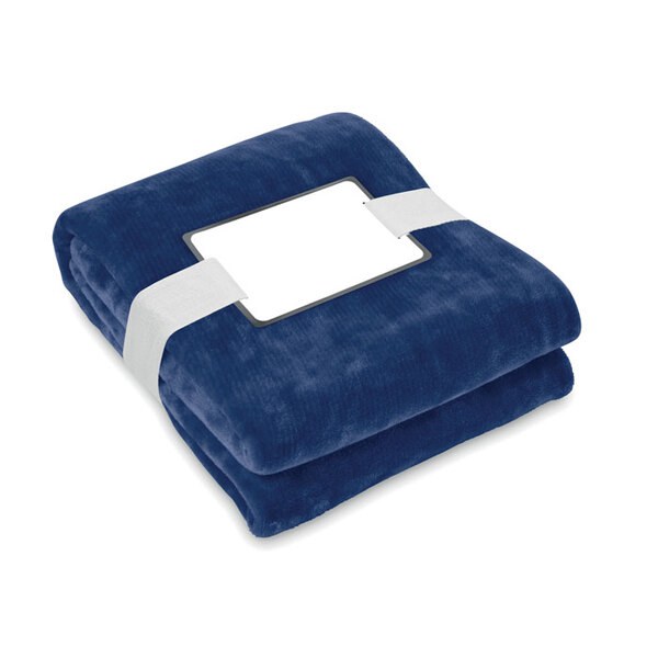 LOGAN RPET Eco-Friendly RPET Flannel Fleece Blanket 280gsm - GiftRetail MO6804