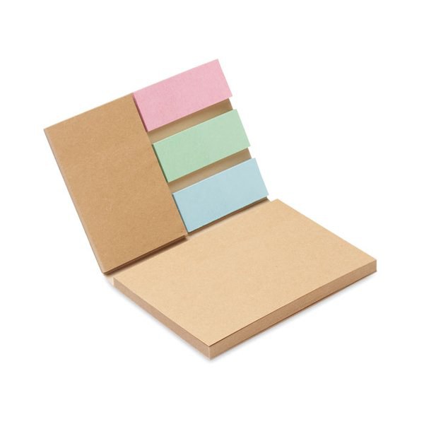 MAUI Eco-Friendly Recycled Paper Memo Set with Sticky Notes - GiftRetail MO6912