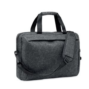 PLANA Eco-Friendly 15 Inch RPET Felt Laptop Bag with Strap - GiftRetail MO2165