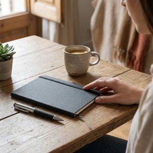 ELEGANOTE Eco-Friendly Recycled Leather Notebook Set - GiftRetail MO2195