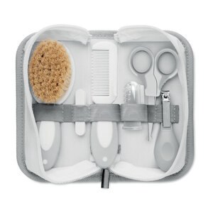 BABY Complete Baby Grooming Essentials Set in Polyester Bag - GiftRetail MO2237