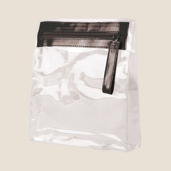 Goya 34026 - Transparent PVC Bag with Zip, 3 Colors AGATHA