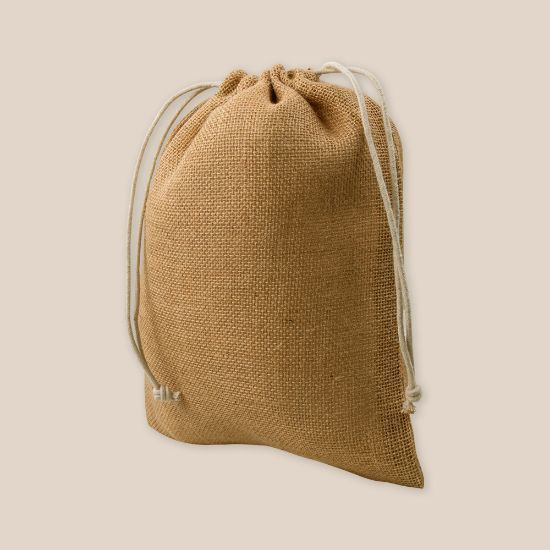Goya 50612 - Jute Gift Bag with String Closure PACIFIC
