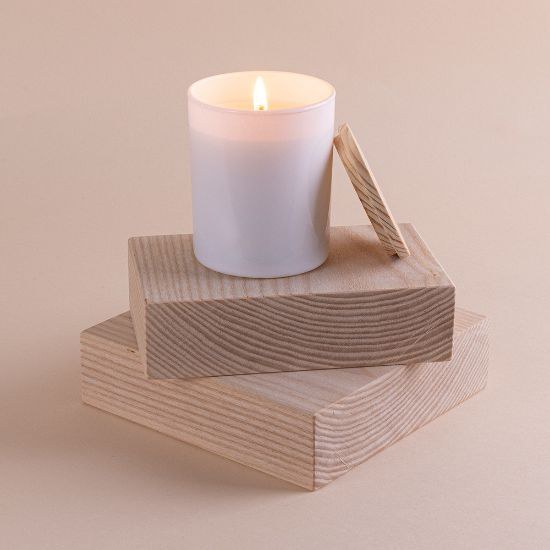 Goya 50704 - Scented Glass Candle with Bamboo Lid LEVANTI