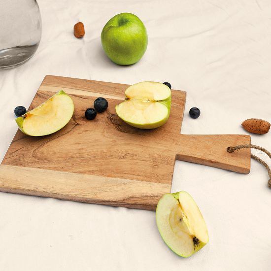 Goya 52555 - Acacia Wood Kitchen Board with Jute Cord URIEL