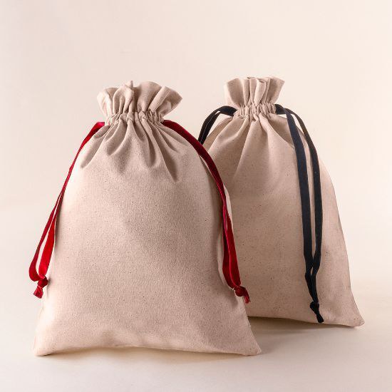 Goya 52543 - Cotton Presentation Bags with Velvet Ribbons BIG