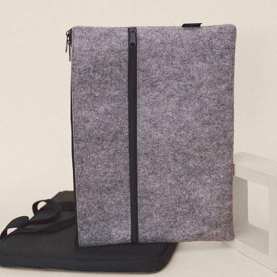 RPET Fabric Portfolio with Zipper, 2mm EDDIE