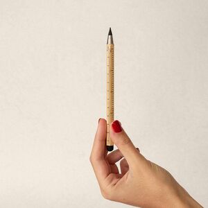 Goya 53570 - Bamboo Multifunction Hexagonal Pencil with Ruler TAATAHI