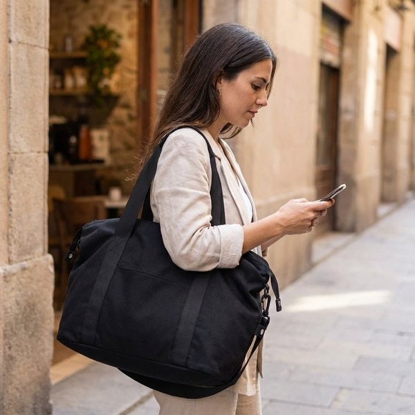 KOPER TOTE Weekend bag recycled material - GiftRetail MO2306