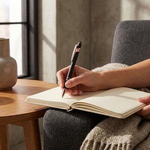 SCRIBBLE Recycled aluminium pen - GiftRetail MO2380